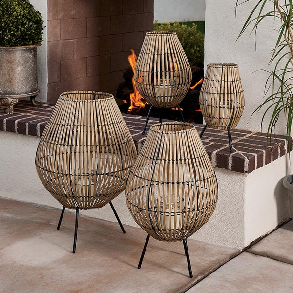 Modern Bamboo Lantern – Rustic Lantern & Co
