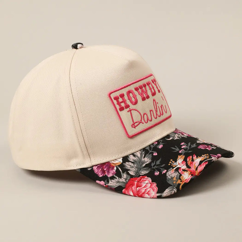 Howdy Floral Cap