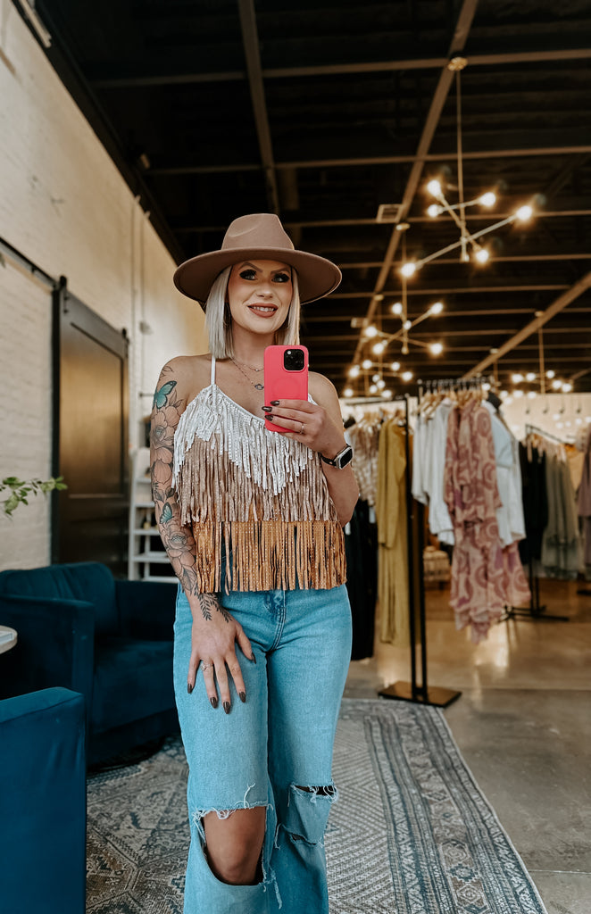 Fringed concert Top