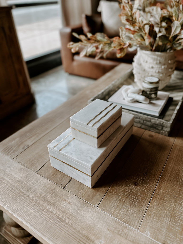 Marble Coffee Table Box