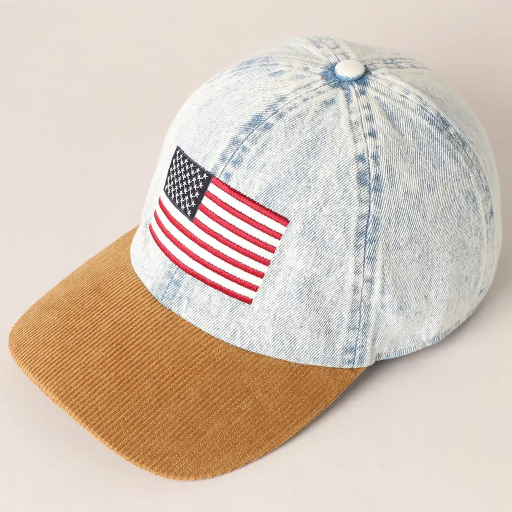 USA Flag Ball Cap