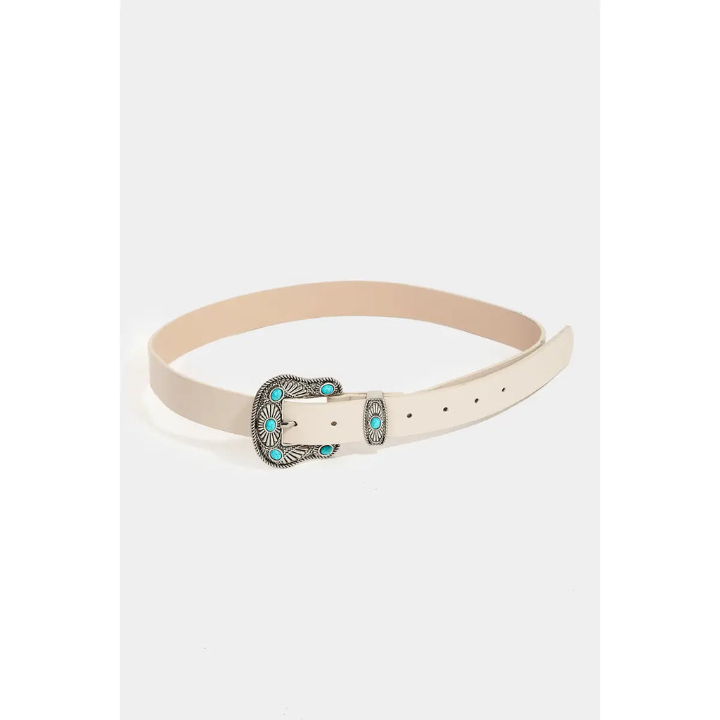 Faux Turquoise Stud Belt