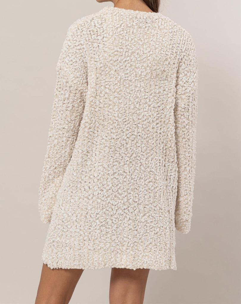 Popcorn Knit Sweater