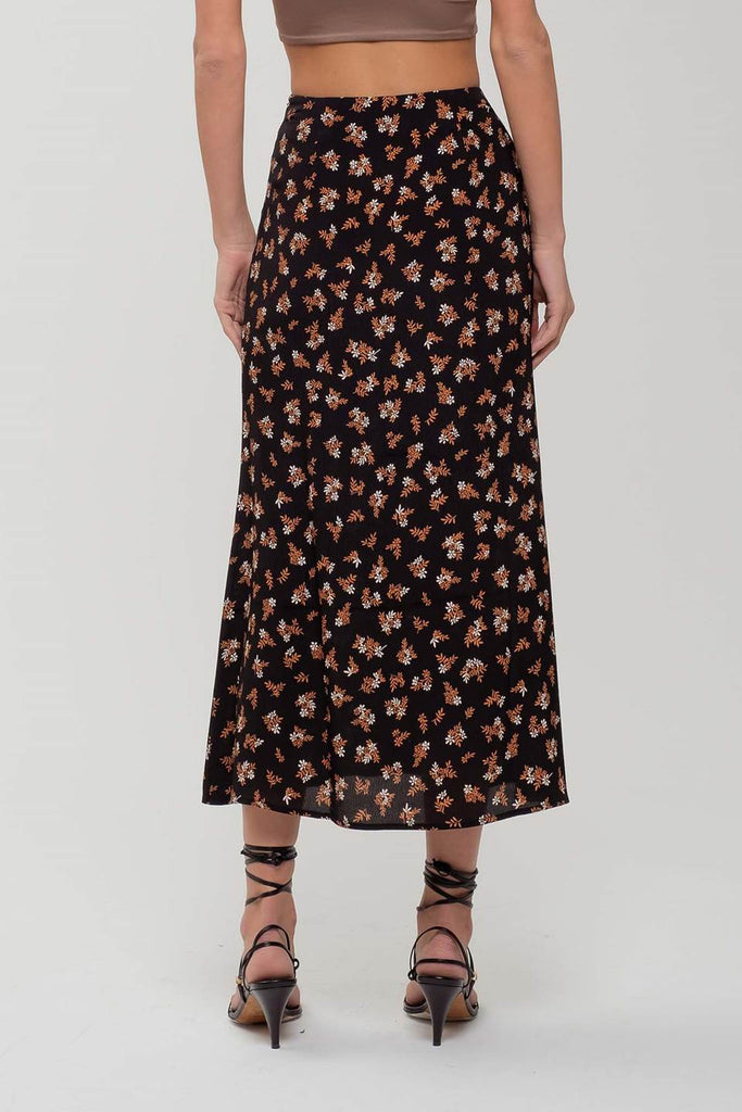 Floral Midi Skirt