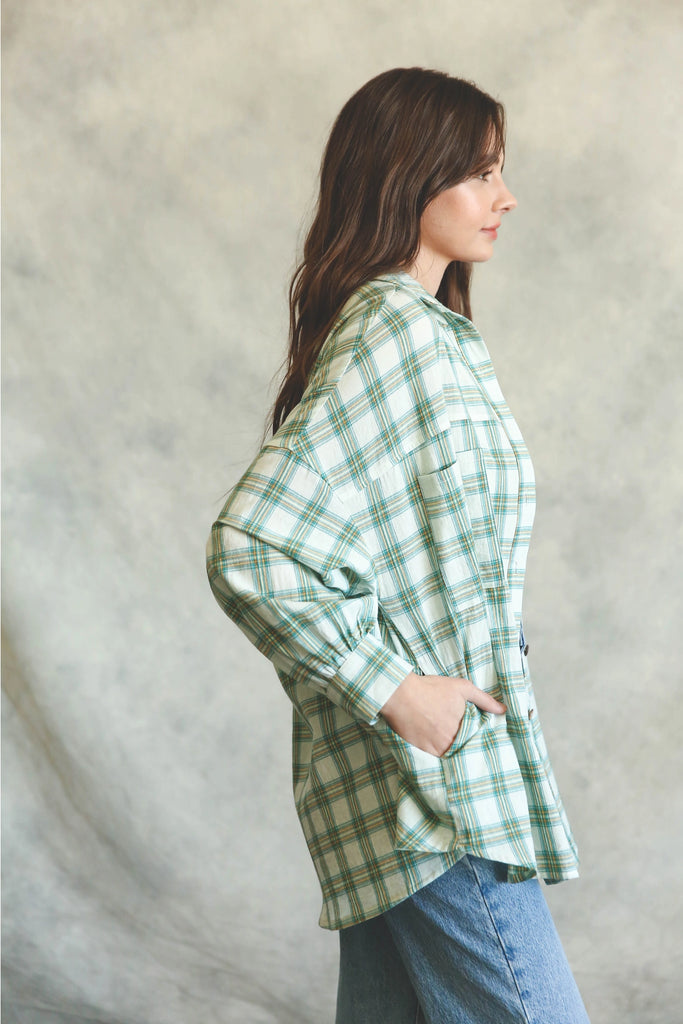 Spring Flannel Top – Rustic Lantern & Co