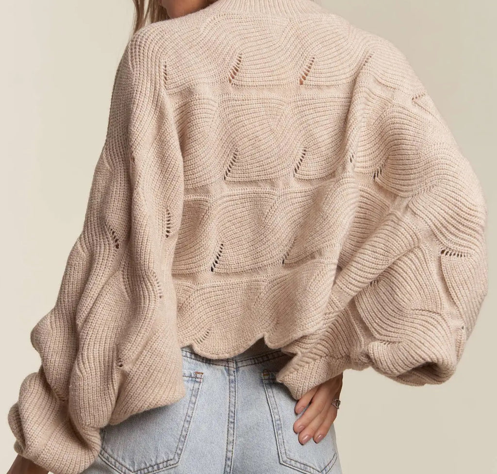 Scalloped Sweater