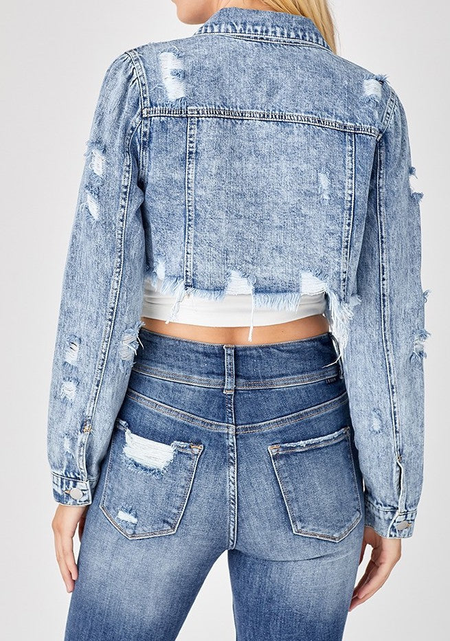 Cropped Denim Jacket