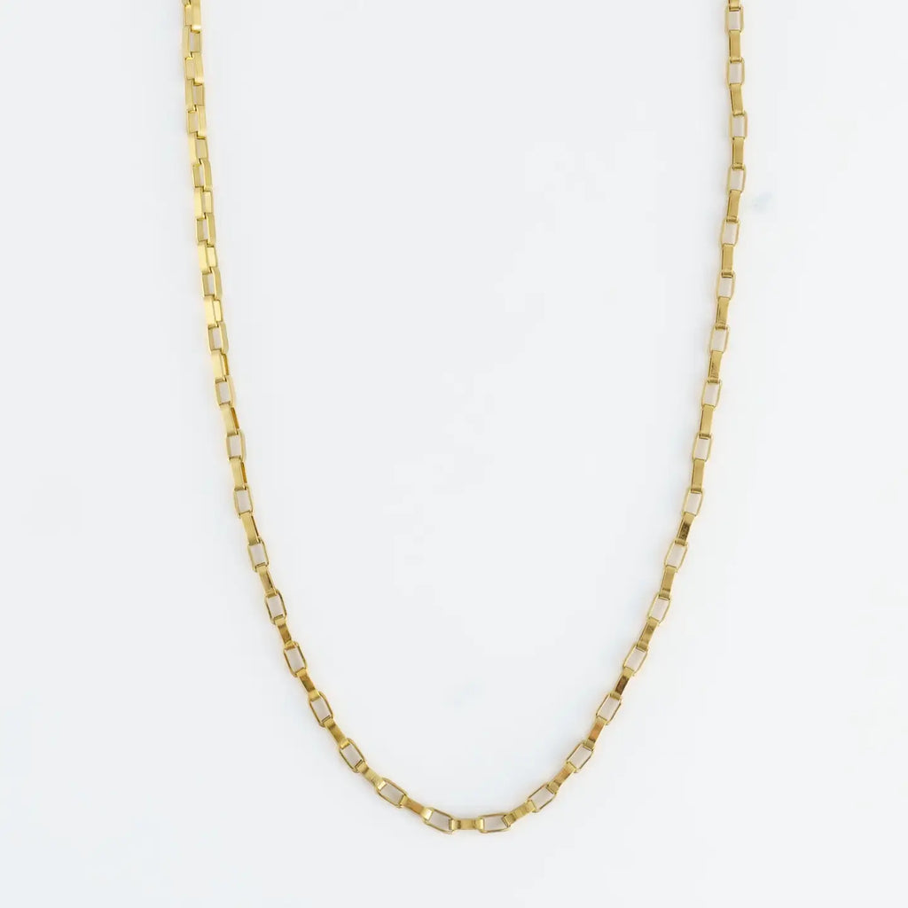 Waterproof 18" Box Chain Necklace