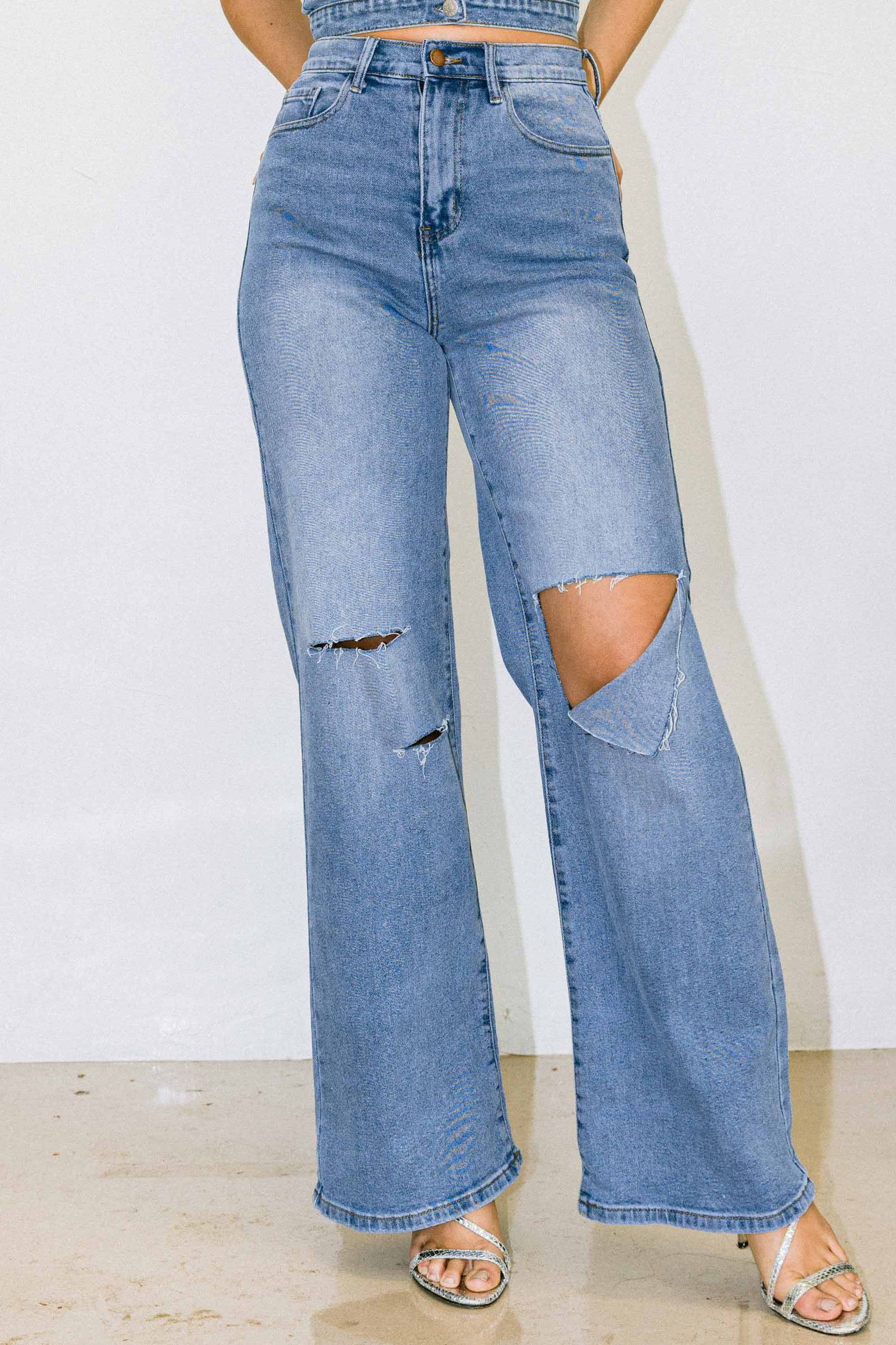 Wide-Fit Jeans