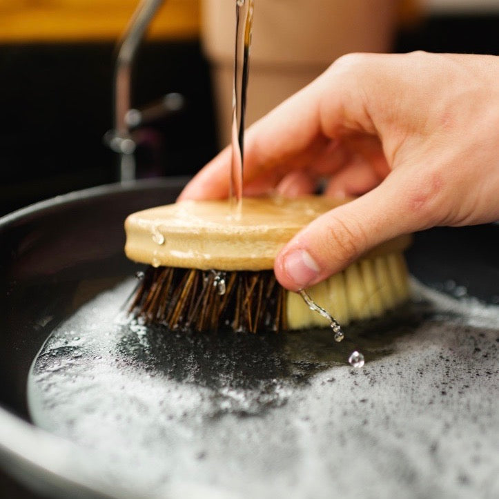 Bamboo Brush Scrubber