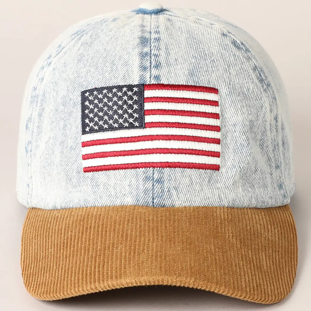 USA Flag Ball Cap