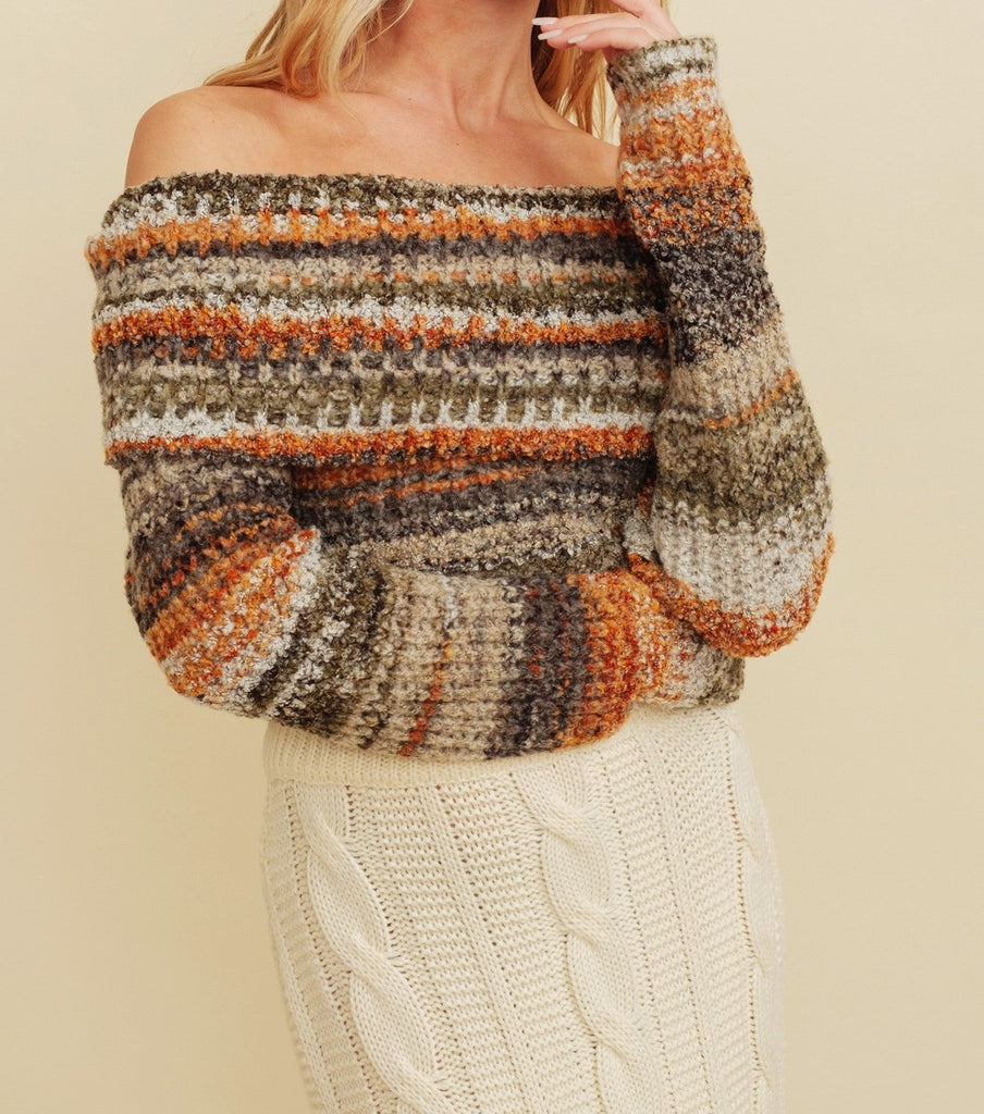 Off The Shoulder Sweater