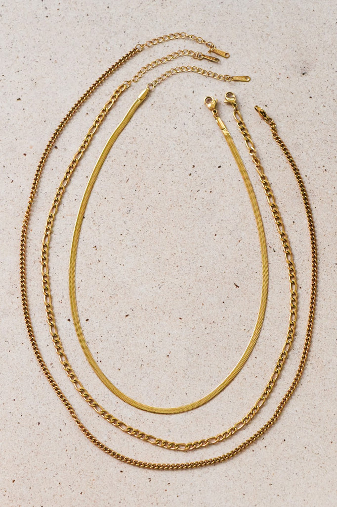 Layering Gold Necklaces