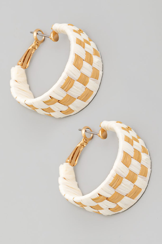 Paper Weave Earrings