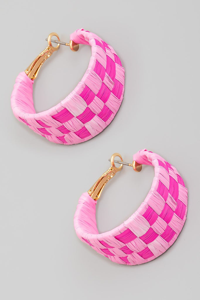 Paper Weave Earrings