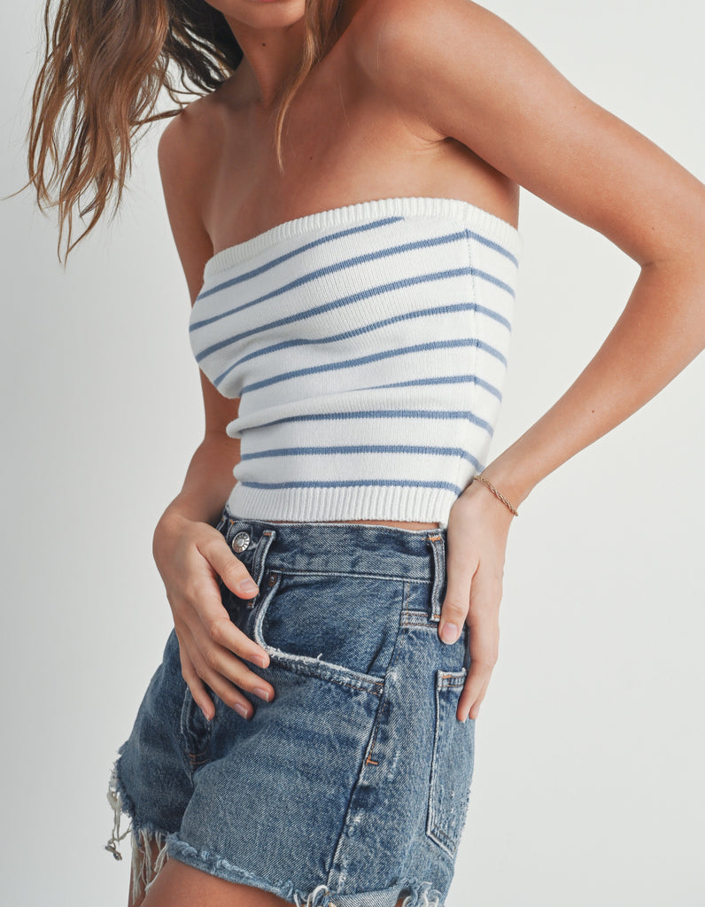 Striped Tube Top