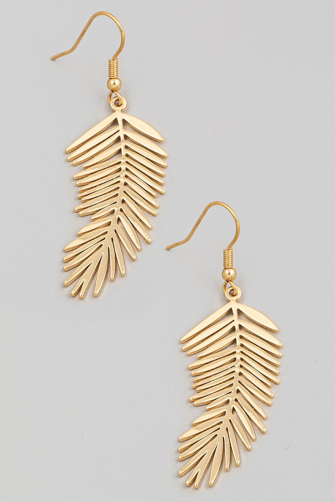 Leaf Drop Earrings