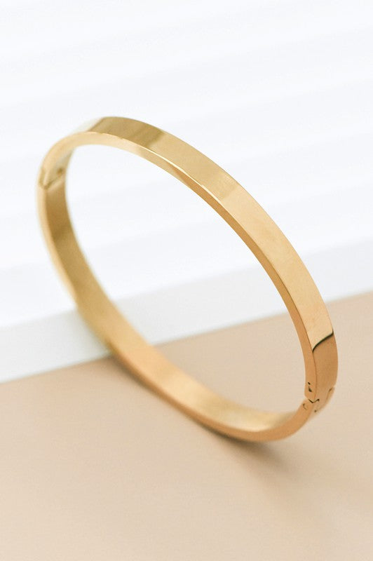 Gold Bangle Bracelet