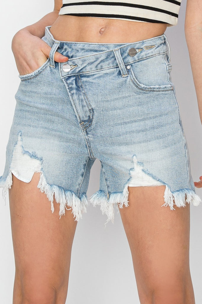 CrossOver Denim Shorts