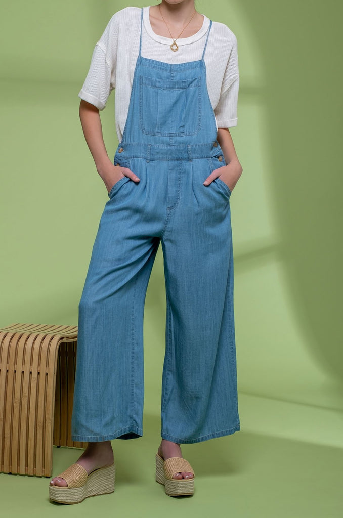 Chambray Overalls