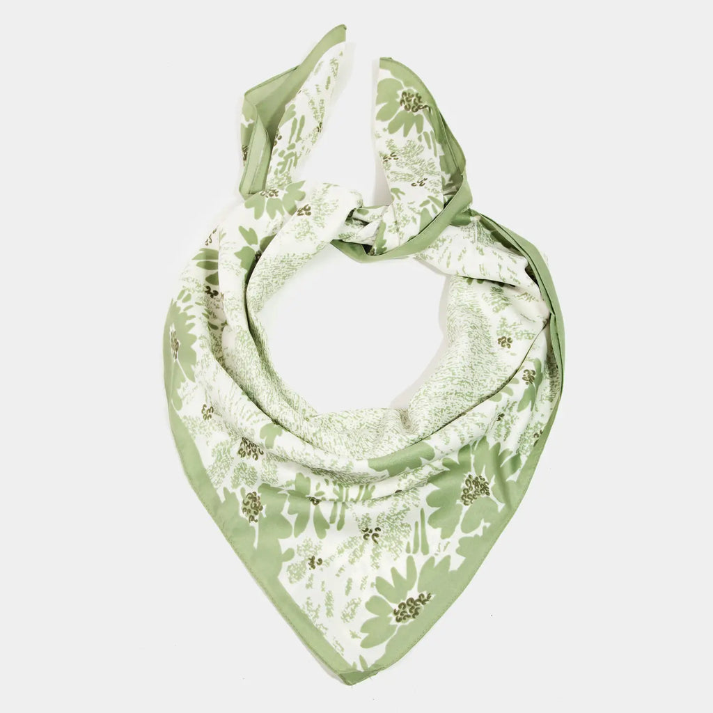 Floral Square Bandana