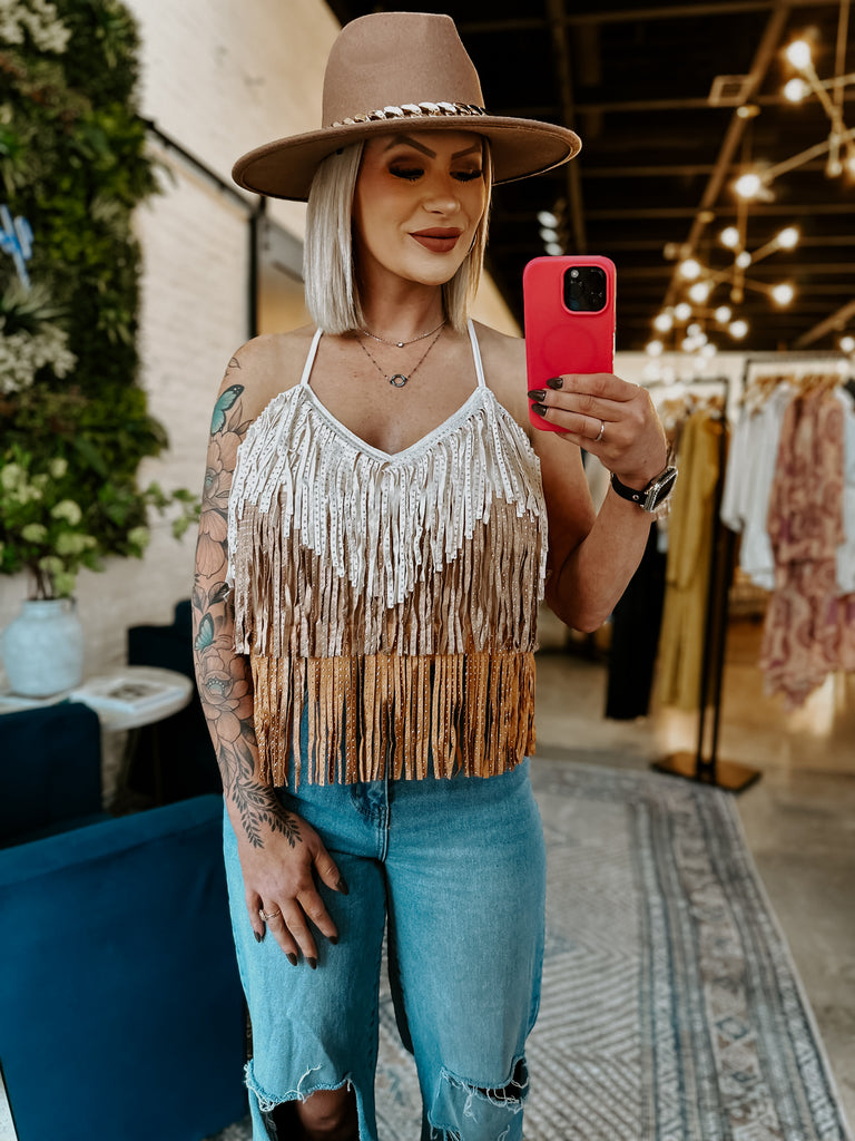 Fringed concert Top