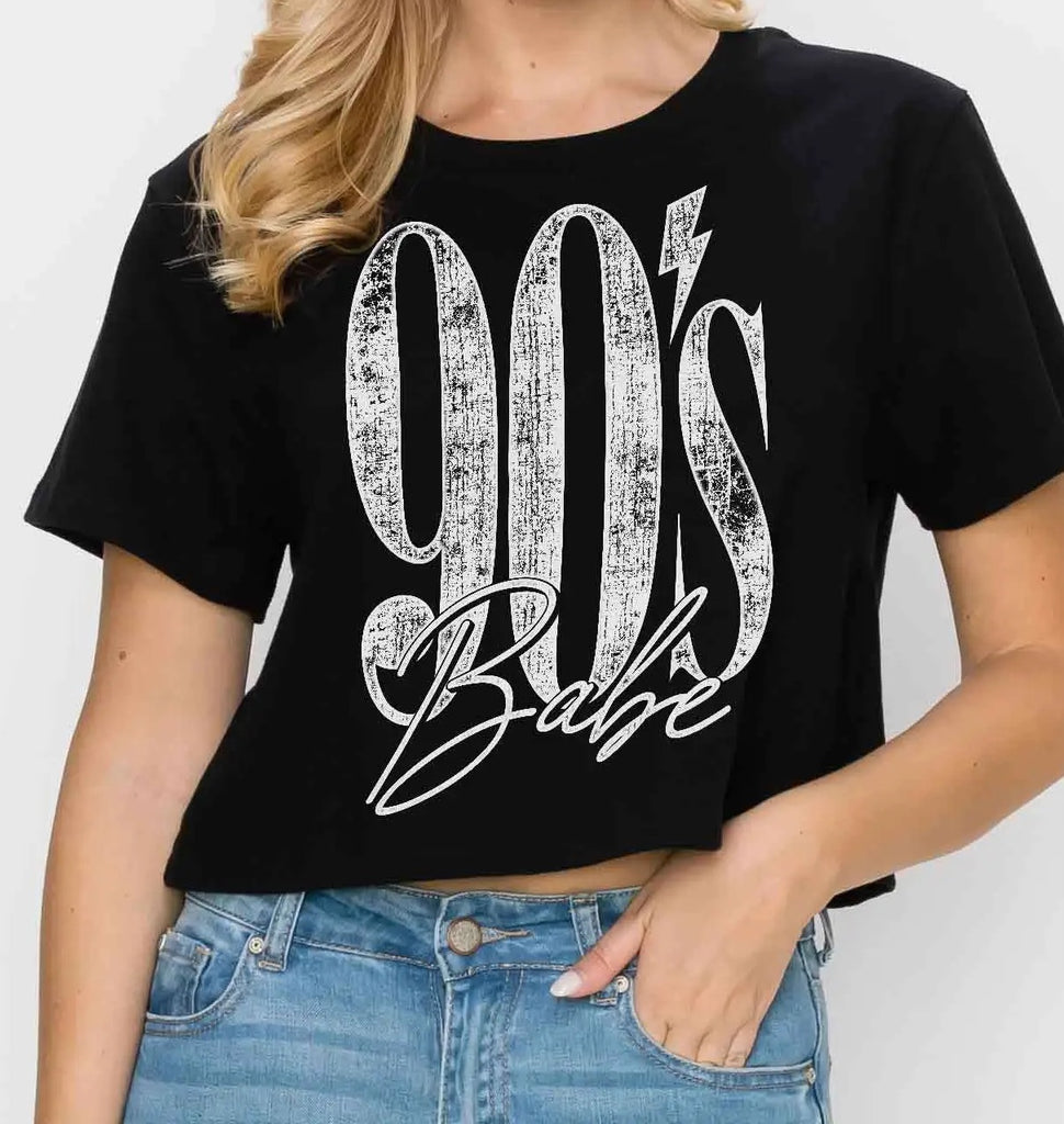 90s Babe Cropped Tee
