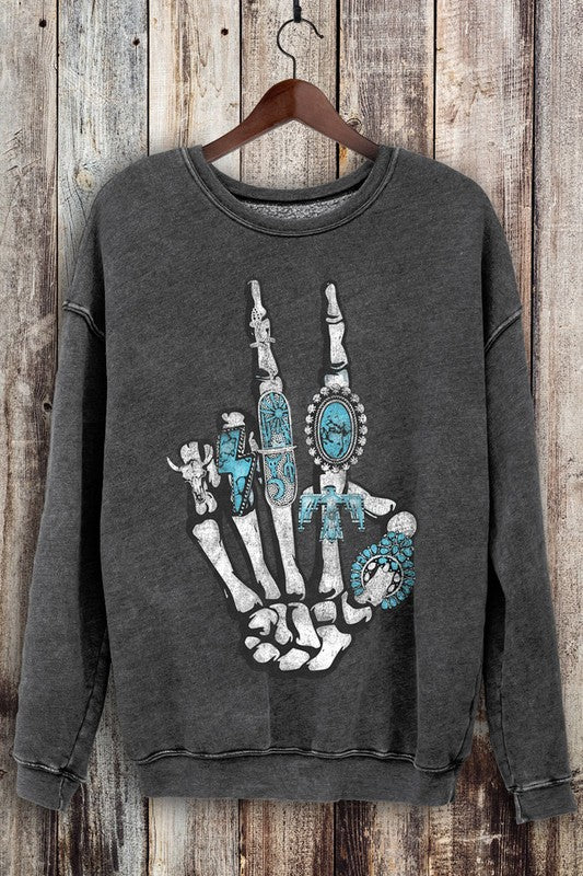 Skelly Hand Sweatshirt