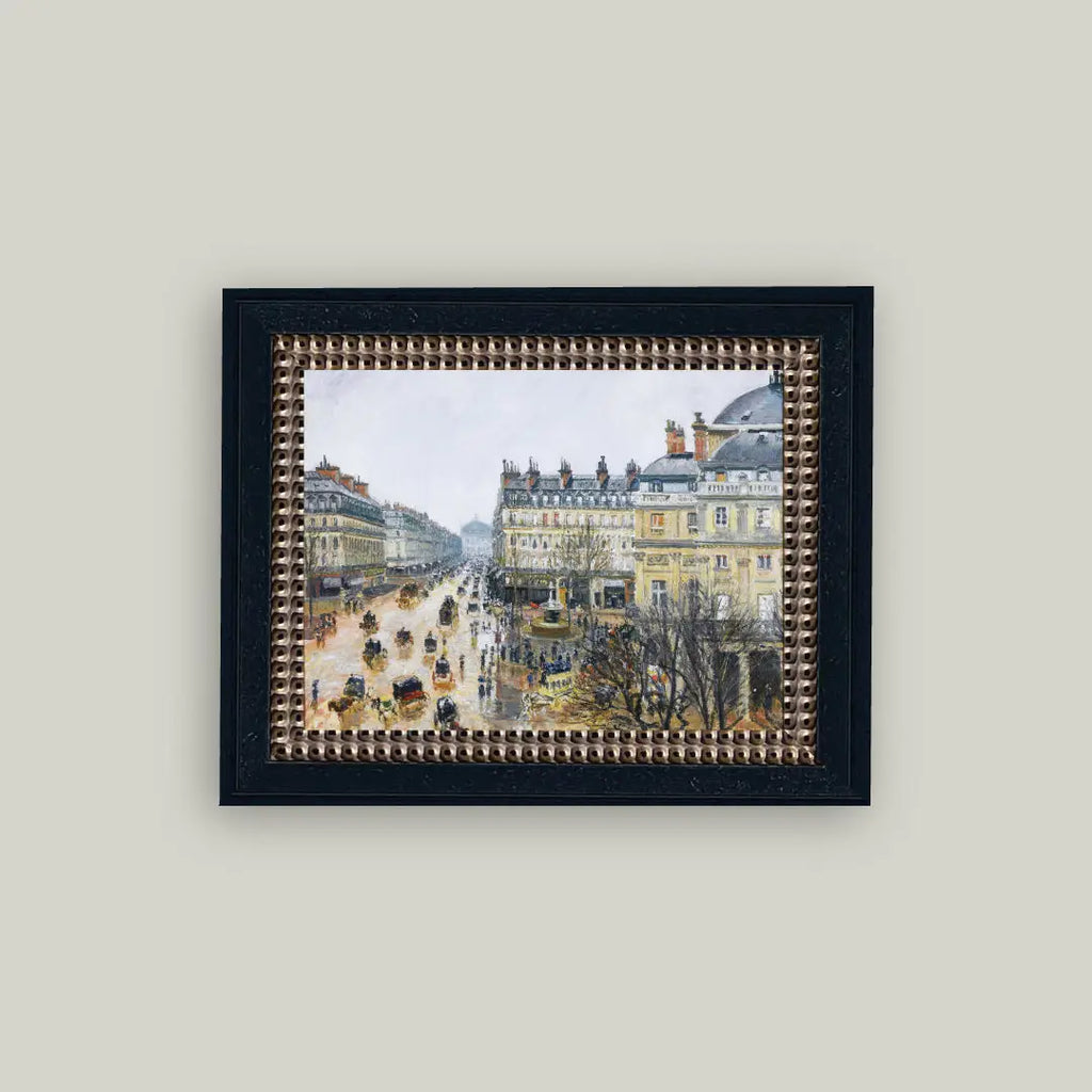 Place Du Theatre Framed Antique Art