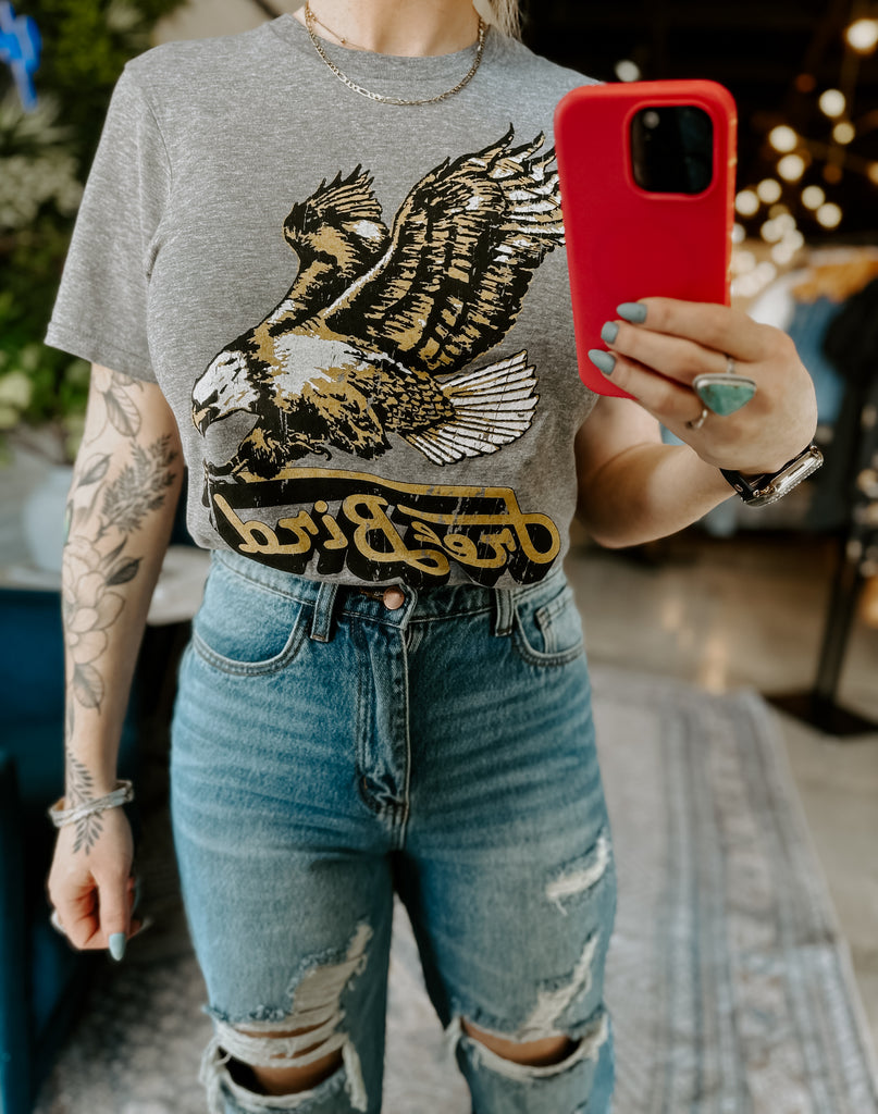 Grey Free Bird Tee