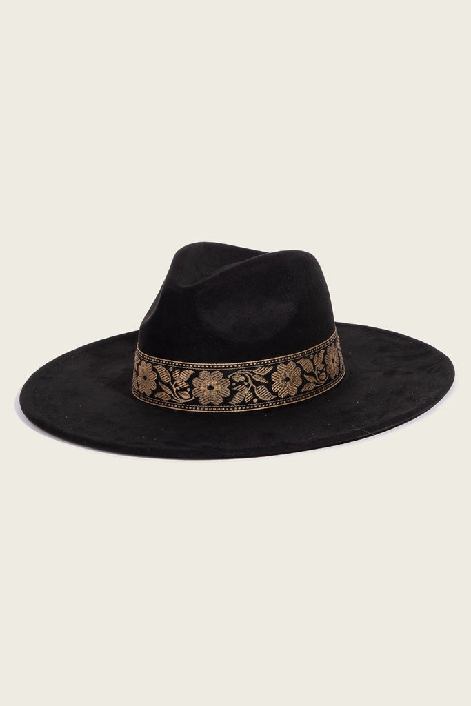 Flower Ribbon Fedora