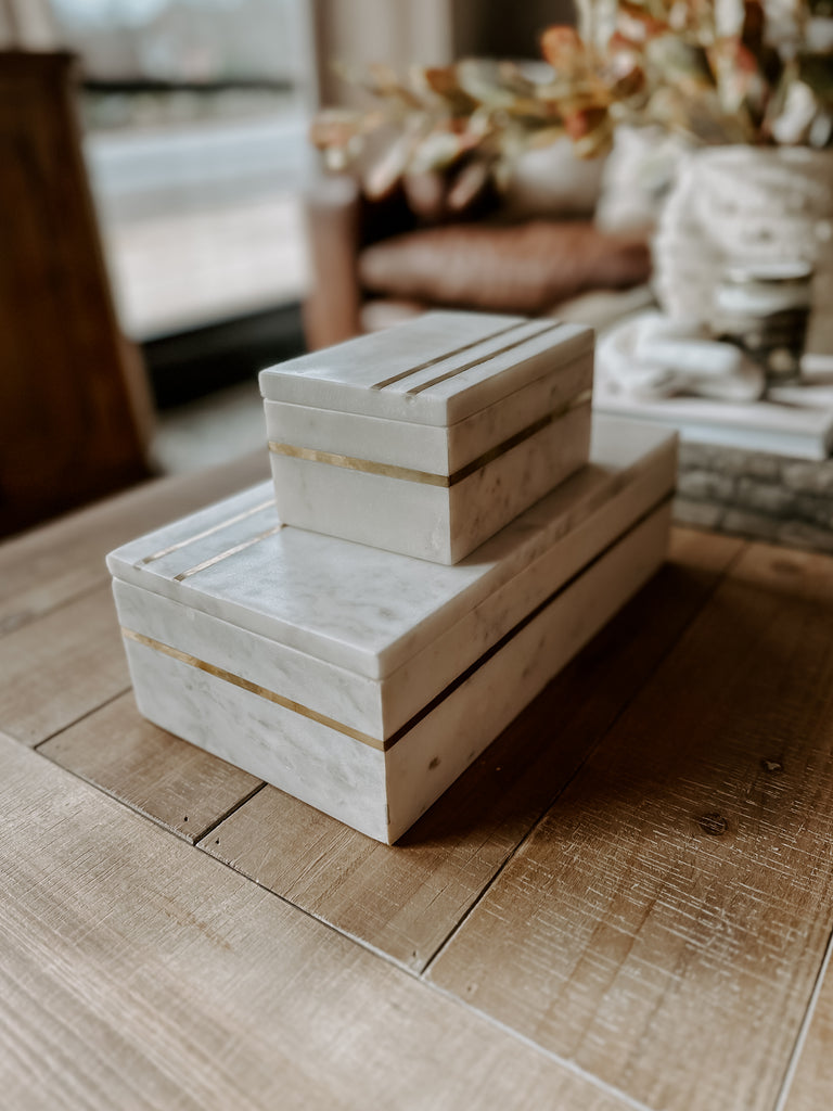 Marble Coffee Table Box