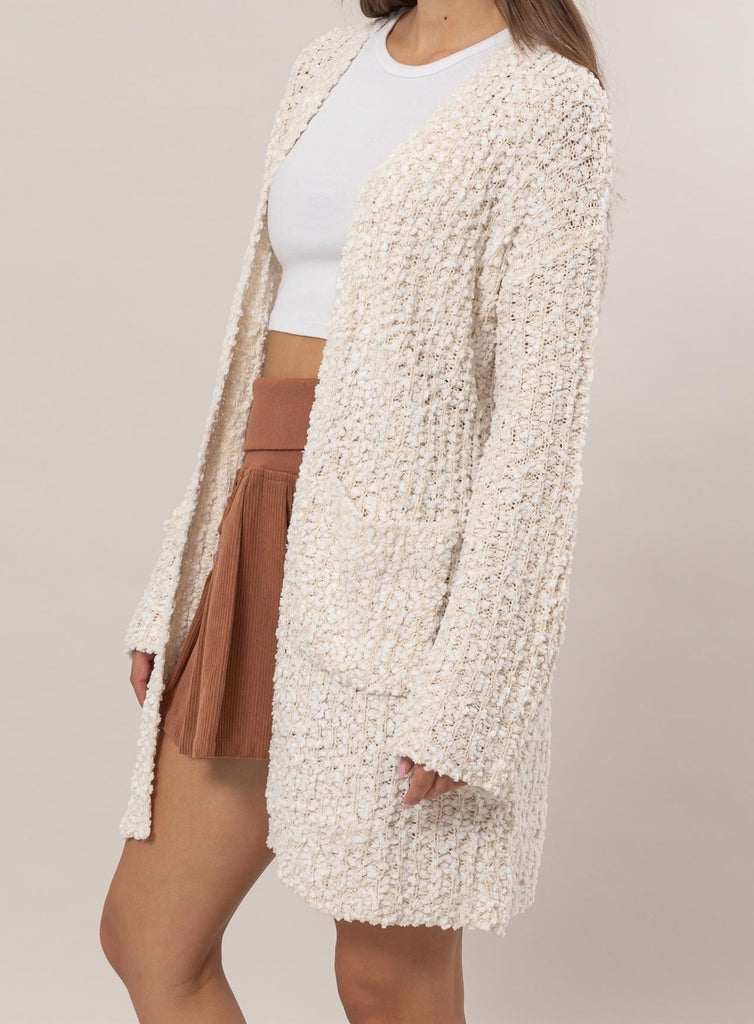 Popcorn Knit Sweater