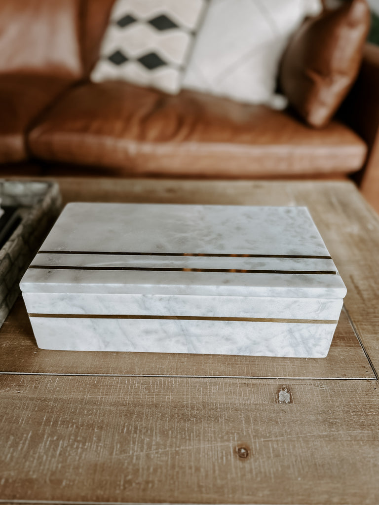 Marble Coffee Table Box