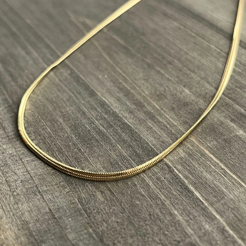 Layer Me Herringbone Necklace