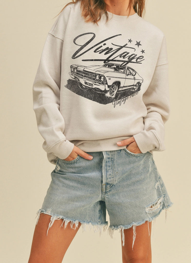 Vintage Race Pullover