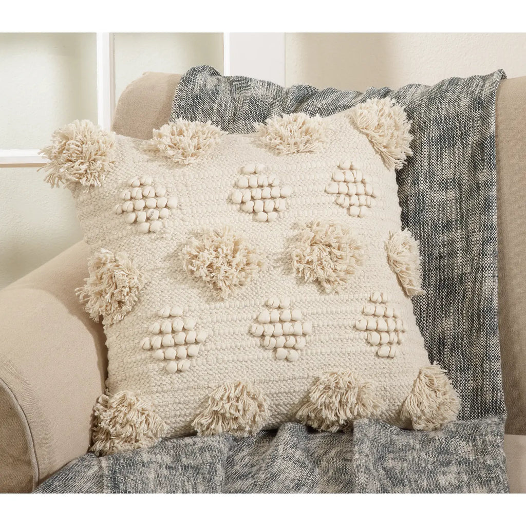 Pom Pom Moroccan Pillow