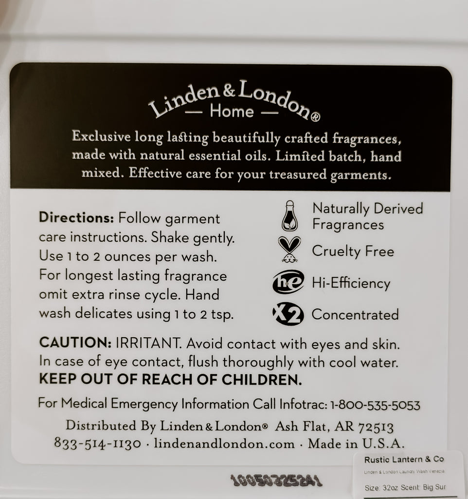 Linden & London Laundry Wash