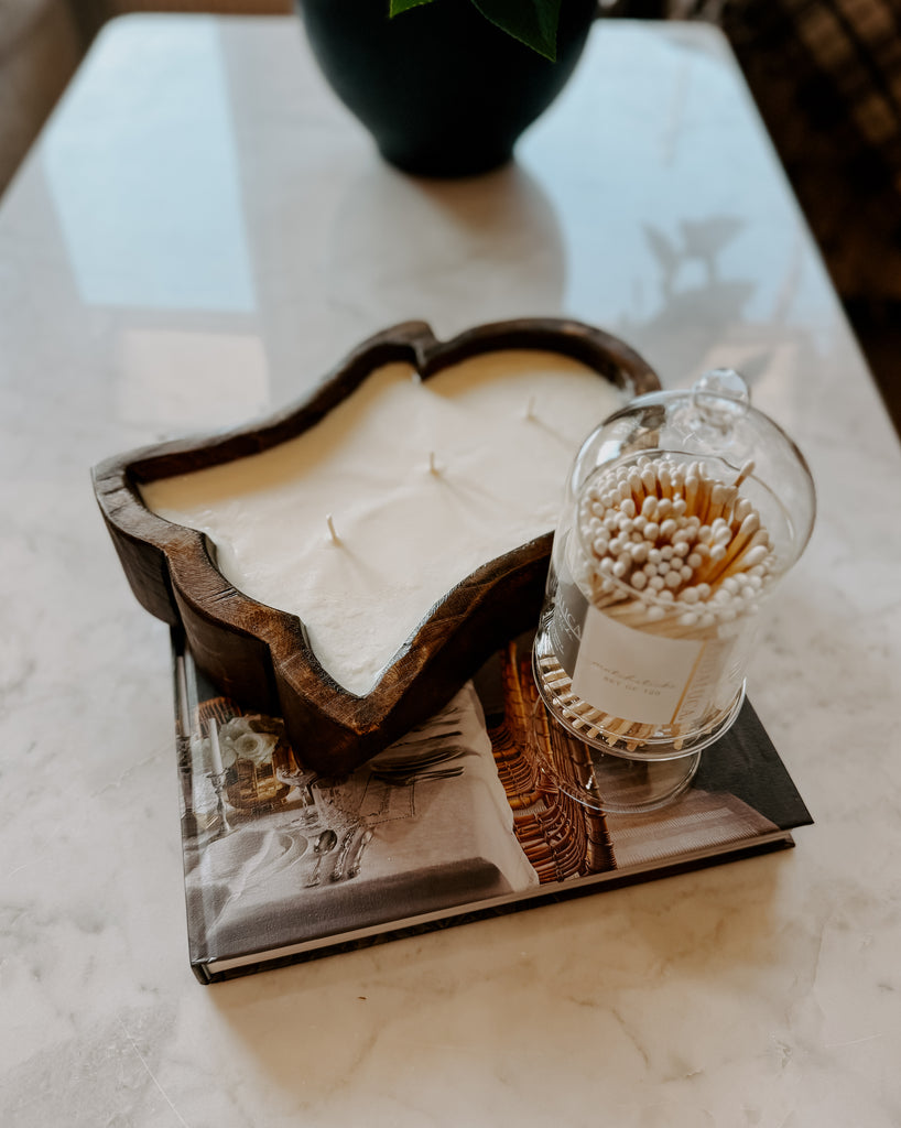 Ghost Doughbowl Candle