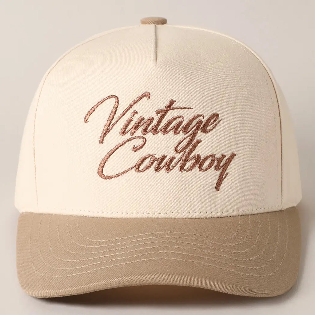 Vintage Cowboy Cap