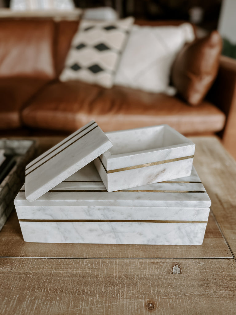 Marble Coffee Table Box