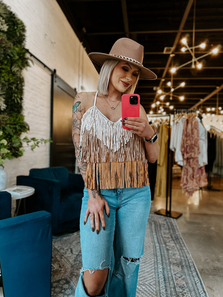 Fringed concert Top