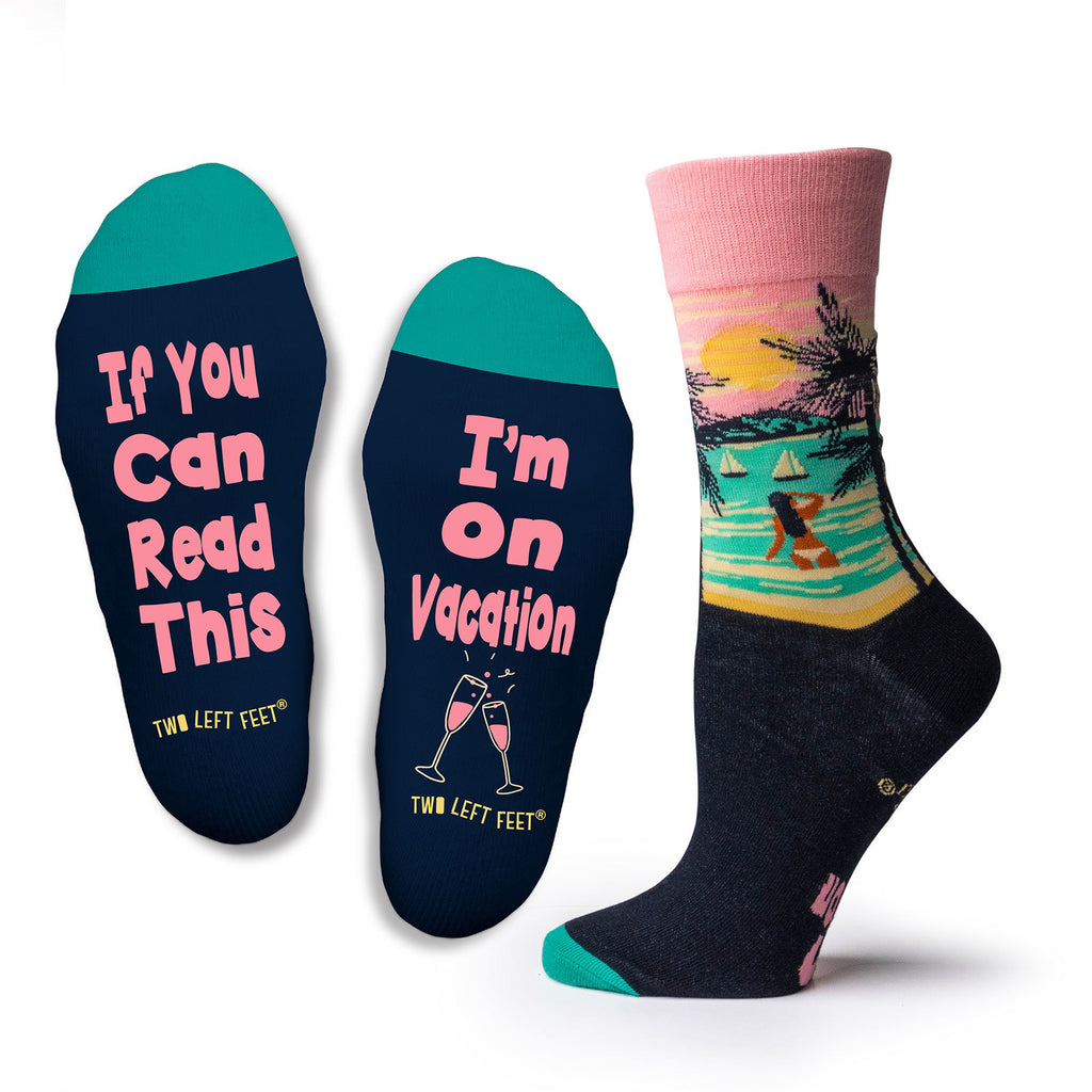 Two Left Feet Word Socks