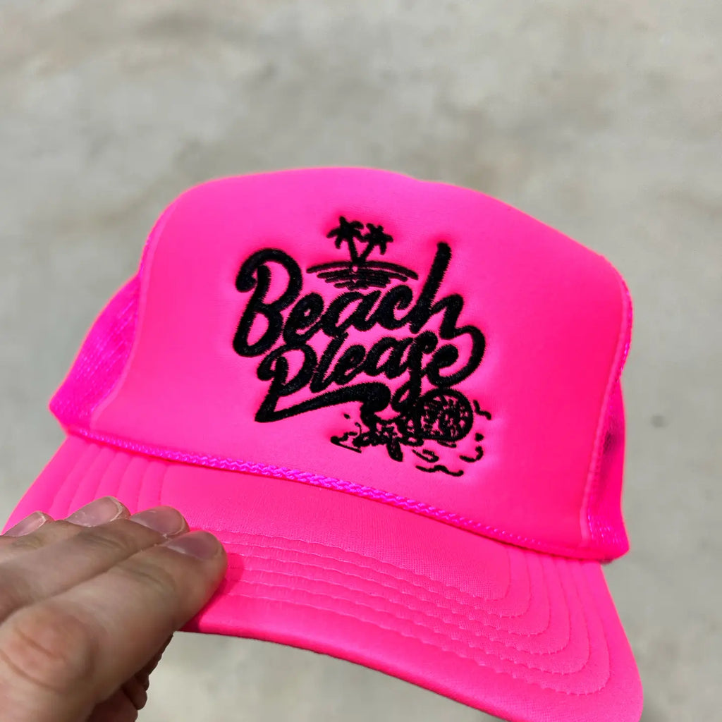 Neon Pink Trucker Hat