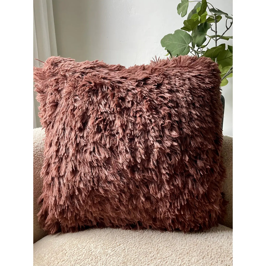 Moody Faux Fur Pillow