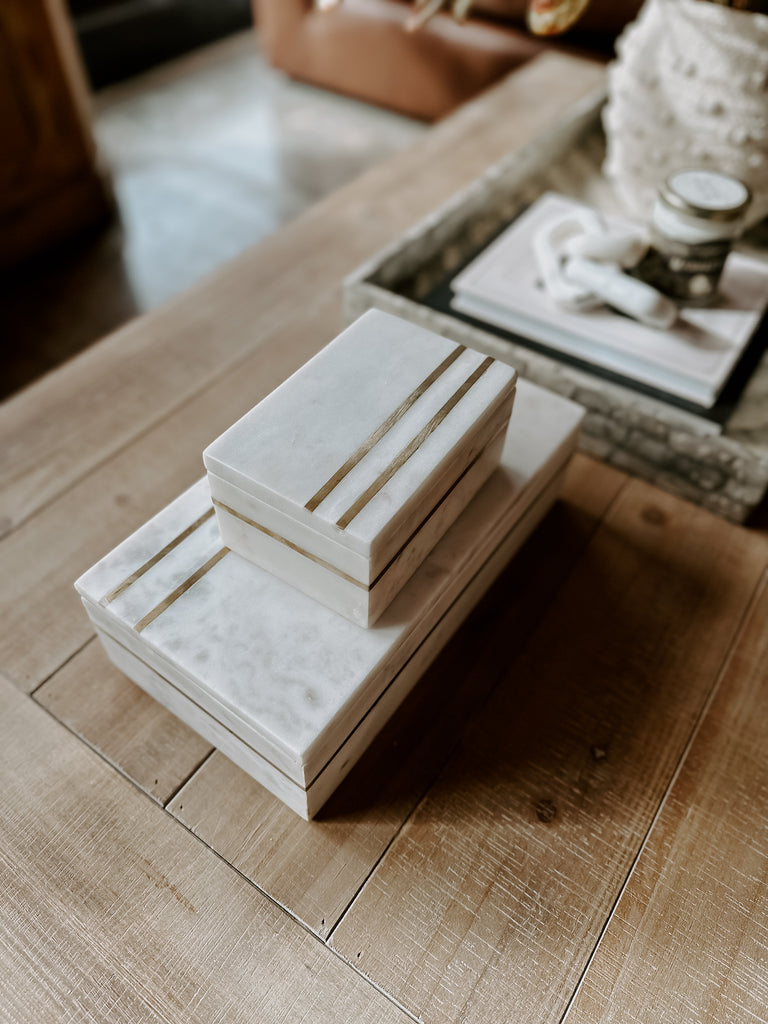 Marble Coffee Table Box