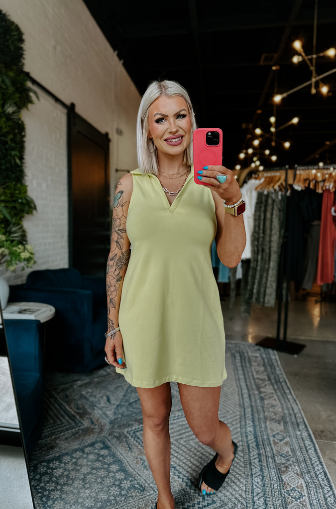 Sporty Collard Dress