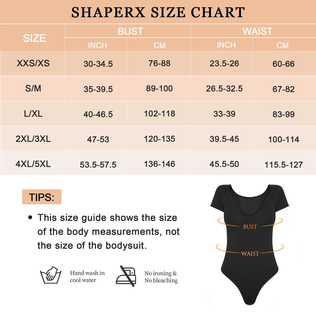 Shaperx Scoop Bodysuit