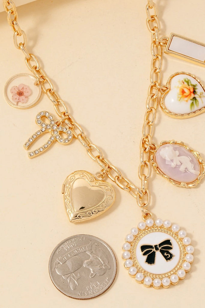 Bowtiful Charm Necklace