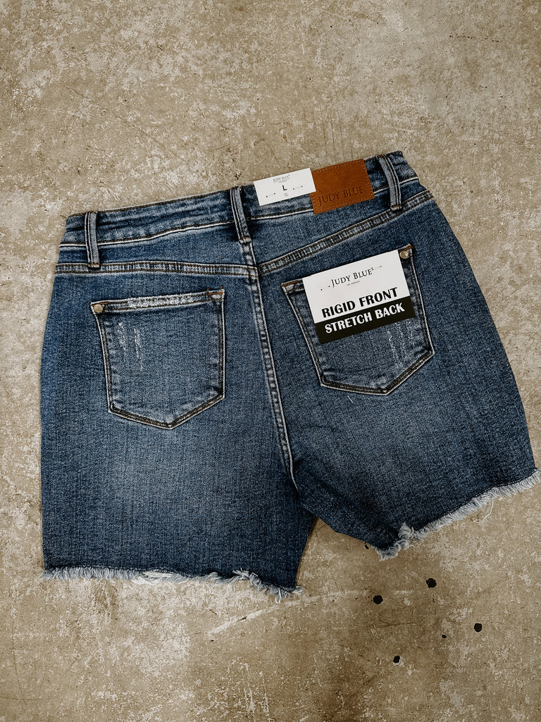 Mullet Distressed Shorts